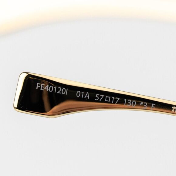 Fendi SHADOW Women Sunglasses Oval Black Smoke Grey FE40120I 01A BRAND NEW main image 6